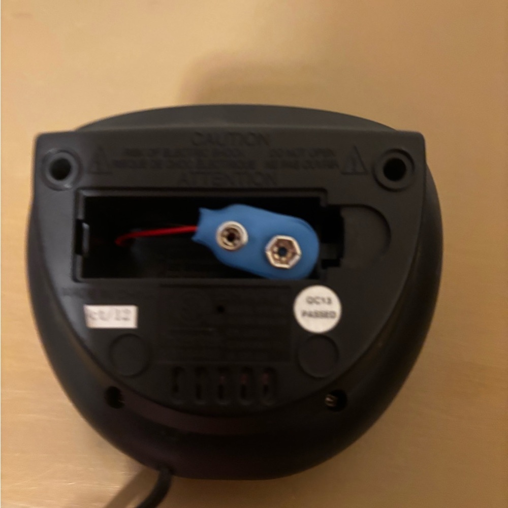 Sharp Black Digital Alarm Clock - Picture 6 of 6